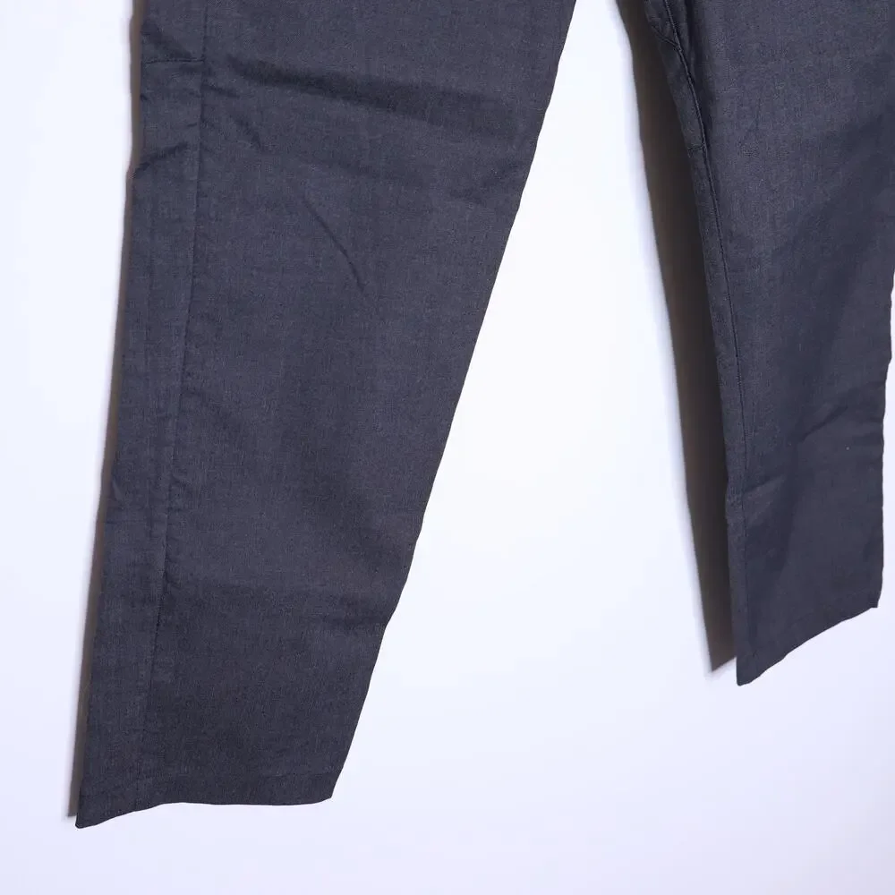 LULULEMON Commission Pant Slim Oxford Black White ABC Casual Men's 32/26.5